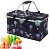 Generic Cestino Da Picnic In Spiaggia, Cesto Da Picnic Isolato, 30 L Scatola Da | Picnic Portatile | Borsa Da Picnic In Tessuto Oxford Con Manico, Cesto In Campeggio Vuoto Per Escursioni All'aperto,
