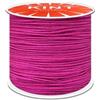 Blausky Filo in nylon, 0,8 mm x 45 m, filo per perline, macramè, filo per perline, filo in nylon intrecciato, per la creazione di gioielli fai da te, bracciali, colore rosso rosa B