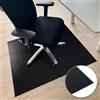 Floordirekt Tappetino Protettivo per Pavimento, 50 x 70 cm, Nero, con Bordo smussato, per Sedia da Ufficio, in PVC, Protezione Pavimento, Tappetino, Tappetino Protettivo per Laminato, parquet,