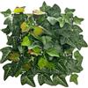KARAT Parete per piante artificiali da parete - 33 x 33 cm - Giardino da parete - Pianta artificiale con edera decorazione per parete, balcone e giardino (Ivy)