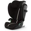 Cybex Gold Cybex Solution G2 i-Size Seggiolino Auto 100-150 cm, Isofix, Reclinabile e Ripiegabile, Protezioni Laterali - Moon Black