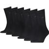 Calvin Klein Classic Sock, Nero, 39-42 (Pacco da 6) Uomo