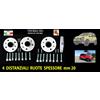 Autokit 4 Distanziali Ruote spessore da mm. 20 con Bulloni per FIAT Panda 312 dal 2012