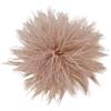 Blausky 2 spille a molla in piume di struzzo, 8 - 10 cm, con piume morbide da infilare con clip e ago, fermaglio per capelli con piuma, decorazione per vestiti, cappello, borsa, blazer, kaki