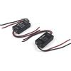 Taikuwu 2 pezzi LED flash controller luce freno freccia luce stroboscopica modulo per moto auto camion (solo per LED)