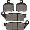 LOCOPOW Pastiglie freno anteriore e posteriore per Yamaha X-MAX 125 2010-2016 per X-Max 125 R Sport 2011-2012 YP 125 R 2010-2015 Vedi YP 125 R X-Max Sport 2011-2012 X-Max 125 R Sport Non ABS