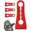 Generic Silenziatore serratura porta - Confezione da 4 silenziatore serratura portiera auto Ammortizzatore in gomma per portiere auto | Fermaporta silenzioso, silenziatore resistente all'usura, imbottitura pe
