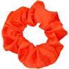 Blausky 4 elastici per capelli da donna, in raso, in seta, morbidi ed elastici, per scrunchies, per capelli, per capelli sottili e spessi, colore arancione scuro