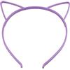Blausky 3 fasce per capelli in plastica con orecchie di gatto, fascia sottile e antiscivolo, da donna, graziosa fascia per capelli, orecchie di gatto, per feste, balli di fine anno, colore giallo