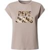 Pepe Jeans Catalina T-Shirt da Donna, Rosa (Rosa nuvoloso), XL