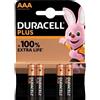 Duracell BATTERIE Pile MINISTILO AAA Blister 4 Pezzi MN2400B4 MN2400
