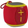 L'Arcolaio Speaker Bluetooth Cube FM Rosso/Giallo 10x10x9,2 cm