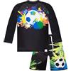 Harry Bear Costume Piscina Bambino | Costume Piscina Ragazzo da Calcio | Costume Due Pezzi | Nero 9-10 Anni