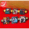 Bandai Rare Naruto NARUTOP99 Kuji 2024 Gomma Ciondolo Completo Set Di 6 Dal Giappone