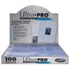‎Ultra-Pro Ultra-Pro 6994 Fogli 9 Tasche 11 Buchi, Argento, 100 Pezzi, Colore Blue, UPSSSS9