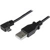 StarTech Cavo USB-A a Micro-B Angolato a Destra 1m - M/M (USBAUB1MRA)