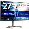 Philips Evnia 27M1F5800 - Monitor da gioco UHD da 27 pollici, HDR600, G-Sync Compatible, FreeSync Premium Pro (3840 x 2160, 144 Hz, HDMI 2.1, DisplayPort, Hub USB), nero