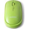 Nilox Mouse Wireless, Senza Fili con Selettore DPI, 10 Metri Copertura, Ottico, Compatibile con Windows/Linux/Mac, Verde