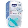 Chicco Physio Soft Gommotto Ciuccio Blu Silicone 12 mesi