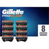 Gillette Fusion5 ProGlide Lamette Di Ricambio Per Rasoio Da Uomo Con Tecnologia FlexBall, 8 Pz