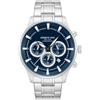Kenneth Cole New York Orologio cronografo da uomo - Bracciale in acciaio inox, indici audaci, design sofisticato, Navy - Acciaio inossidabile, Mens Standard, Cronografo