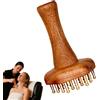 Generisch Meridians - Spazzola massaggiante - Strumento per massaggi - Spazzola ergonomica per massaggio a rullo per schiena glutei gambe viso cuoio capelluto addome coscia piedi