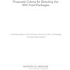 Proposed Criteria for Selecting the WIC Food Packages (Tascabile)