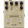 Fender Compugilist Pedale Effetto Compressore & Distorsione Chitarra | Compressore e distorsione combinati, per chitarra elettrica, controlli indipendenti, uso professionale, versatile, pedalboard