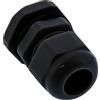 InLine® Pressacavo PG 7 Nylon IP68 3,5-6mm, nero, 10 pezzi