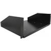 Delock - Rackplatte - Schwarz - 3U - 48.3 cm (19")