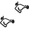 2 Sets Appendi Chitarra Da Muro Supporto Per Appeso Ganci Parete