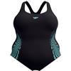 Speedo Donna Placement Medalist (+) Swimsuit | One Piece Swiming Costume, Dark Teal, 56