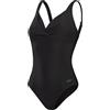 Speedo Jammer Hyperboom Panel, Allenamento di Nuoto, Fitness, Resistenza al Cloro Jammer per Uomo, Nero/Grigio Antracite/Bianco, 40