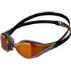 Speedo Unisex Fastskin Pure Focus Swimming Goggles | Competitive Racing Goggles | Anti-Fog | Anti-Leak, Black/Red, One Size