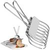 Generic Affettatrice manuale - Pinze per arrosti portatili Affettatrice per carne, Guida per affettatrice per pane | Taglia roast beef, porta cipolla per tagliare, utensili da cucina per verdure, frutta, pane