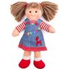 Bigjigs Toys, Hattie Doll - Small Ragdoll Cuddly Toy