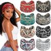 Awumbuk 8 Pezzi Fascia Capelli Donna, Elastico Boho Headband per Yoga