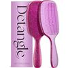 Lily England Spazzola Capelli Ricci, Districante, Viola Glitter | Spazzola viola glitter per capelli ricci con denti a tre livelli per districare, definire e ridurre l'effetto crespo.