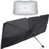 IDEA Parasole Auto Parabrezza ad Ombrello Pieghevole con Custodia 63 x 113 cm