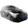 Generic - Abbigliamento per auto trasparente portatileProtezione per auto trasparente, copertura antipioggia per auto - Protezione per auto per uso interno ed esterno, copertura per auto in PE flessibile, ant
