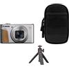 Canon PowerShot SX740 HS LITE EDITION Argento, Kit da viaggio SR