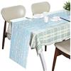 XDGBGFN Runner da tavola con paillettes glitterate, 30 x 275 cm, riutilizzabile, per feste, compleanni, matrimoni, decorazioni natalizie (blu, 30 x 275 cm)