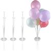 Gvolatee 4 Pz Supporto per Palloncino - Porta Palloncini, Aste per Palloncini per Matrimoni, Compleanni, Feste, Trasparente