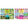 Melissa & Doug- Habitats Adesivi Attacca E Stacca, Multicolore, 14196 & - 14306 - Stacca-Attacca - Castello della Principessa