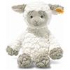 Steiff Peluche Agnello Lita, dolce animale di stoffa con occhi in plastica per bambini e bambine, Friends, pupazzo di 30 cm, bianco, 073427