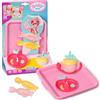 BABY born Set stoviglie Click & Play per bambole da 43 cm | Piatto, posate, bicchiere con beccuccio e vassoio, funzione Click & Play