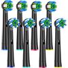 SLOWLEIF Testine di ricambio per spazzolini elettrici Oral B, pulizia profonda 3D e Interdental Clean, per Oral B Genius Series/Pro Series/Vitality Series/Smart Series/D12/D16/D20/D29/D32/DB4510 e altri