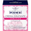 Acqua alle Rose, Crema Viso Idratante Lenitiva, con Vitamina B5 e Rosa Chinensis, Nutriente per Pelli Sensibili e Secche, 50 ml