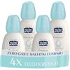 Neutro Roberts, Deodorante Vapo Fresco Classico, Zero Sali di Alluminio, Con Puro Olio di Glicerina, Deodorante Uomo e Donna, Plastica 100% riciclata, Zero gas, 48h - 4 Pezzi da 75 ml