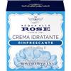 Acqua alle Rose, Crema Viso Idratante Rinfrescante, con Vitamina E e Rosa Damascena, per Pelli Normali e Miste, Gel Fresco e Leggero, 50ml